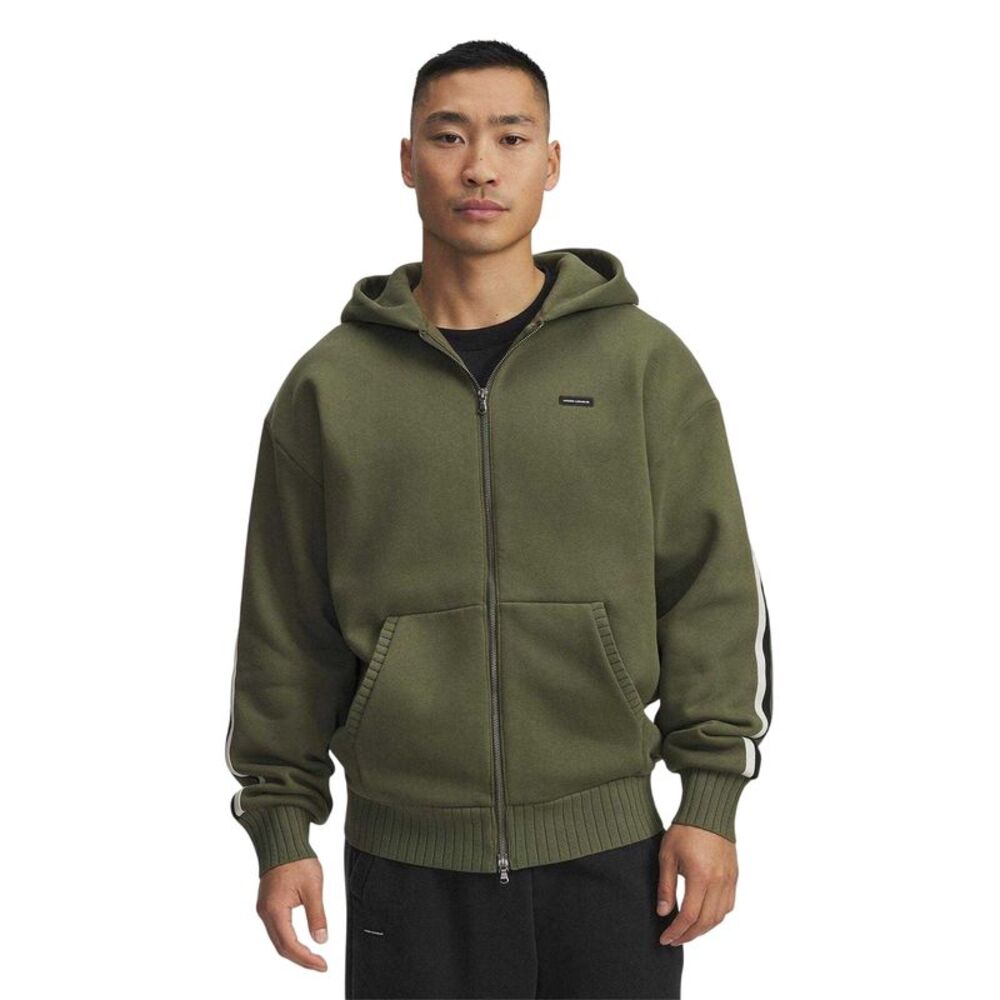 Under Armour Mens Icon  Sweat Jacket / Green